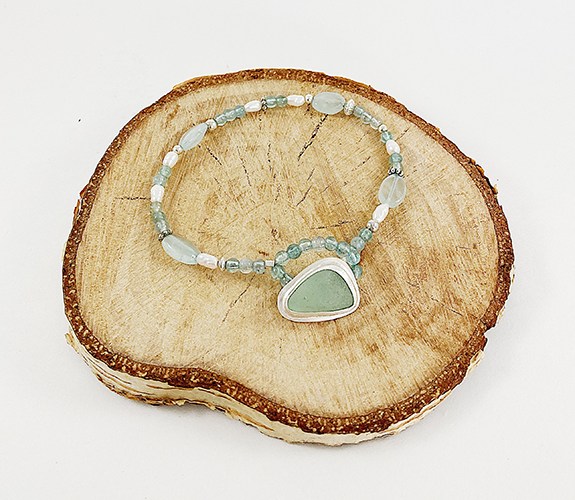 "Washington Sea Glass" bracelet - Andi Clarke